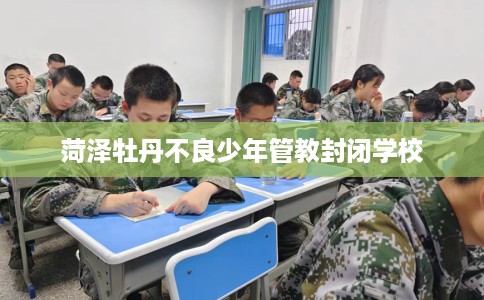 菏泽牡丹不良少年管教封闭学校