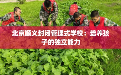 北京顺义封闭管理式学校：培养孩子的独立能力
