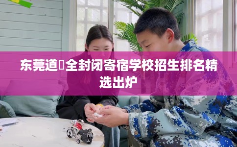 东莞道滘全封闭寄宿学校招生排名精选出炉