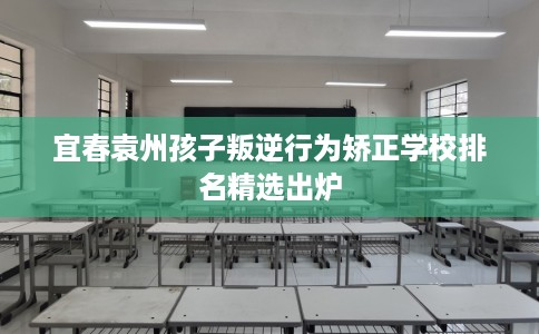 宜春袁州孩子叛逆行为矫正学校排名精选出炉