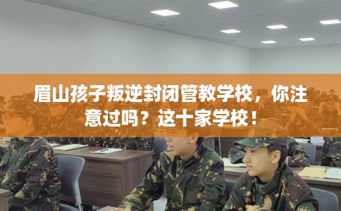 眉山孩子叛逆封闭管教学校，你注意过吗？这十家学校！