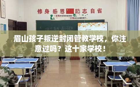 眉山孩子叛逆封闭管教学校，你注意过吗？这十家学校！