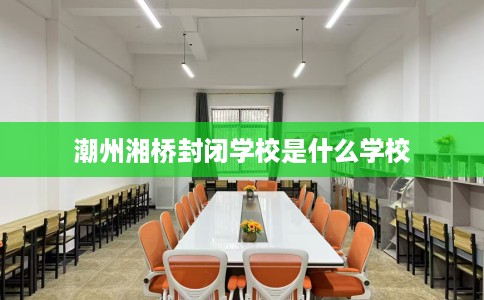 潮州湘桥封闭学校是什么学校