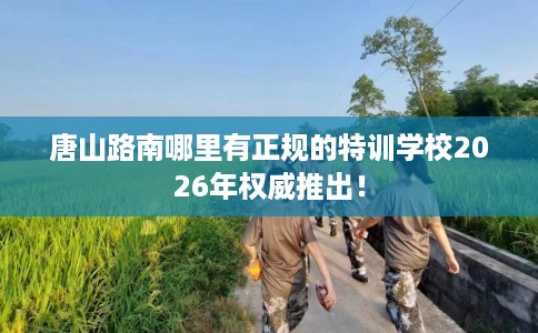 唐山路南哪里有正规的特训学校2026年权威推出！