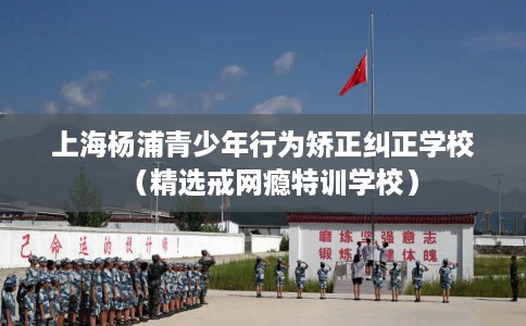 上海杨浦青少年行为矫正纠正学校（精选戒网瘾特训学校）