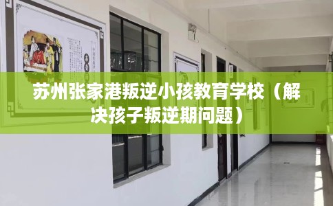 苏州张家港叛逆小孩教育学校（解决孩子叛逆期问题）