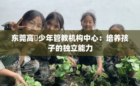 东莞高埗少年管教机构中心：培养孩子的独立能力