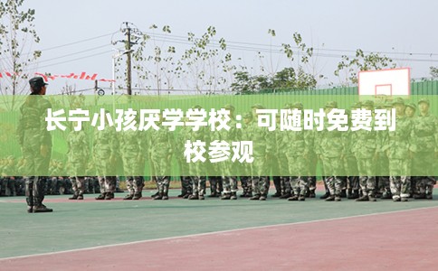 长宁小孩厌学学校：可随时免费到校参观