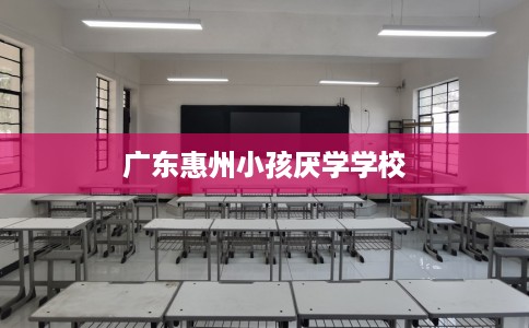 广东惠州小孩厌学学校