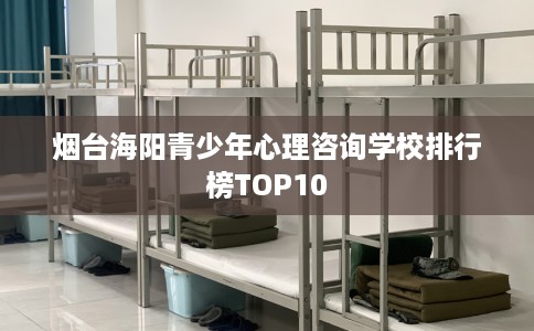 烟台海阳青少年心理咨询学校排行榜TOP10