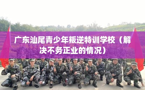 广东汕尾青少年叛逆特训学校（解决不务正业的情况）
