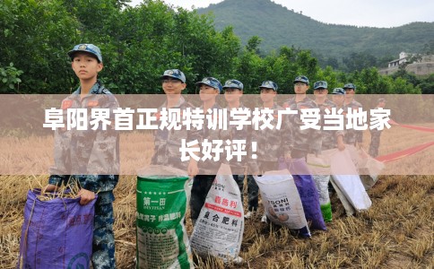 阜阳界首正规特训学校广受当地家长好评！