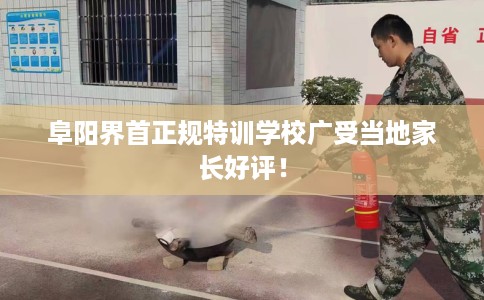 阜阳界首正规特训学校广受当地家长好评！