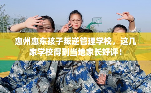 惠州惠东孩子叛逆管理学校，这几家学校得到当地家长好评！