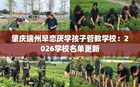 肇庆端州早恋厌学孩子管教学校：2026学校名单更新