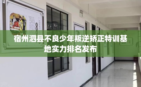 宿州泗县不良少年叛逆矫正特训基地实力排名发布