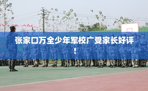 张家口万全少年军校广受家长好评! 张家口万全少年军校广受家长好评!