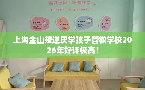上海金山叛逆厌学孩子管教学校2026年好评极高！