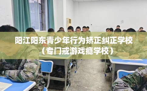 阳江阳东青少年行为矫正纠正学校（专门戒游戏瘾学校）