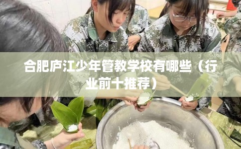 合肥庐江少年管教学校有哪些(行业前十推荐) 合肥庐江少年管教学校有哪些(行业前十推荐)