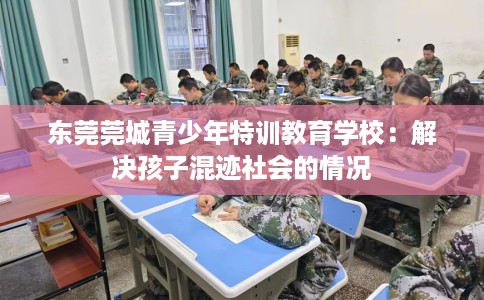 东莞莞城青少年特训教育学校：解决孩子混迹社会的情况