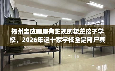 扬州宝应哪里有正规的叛逆孩子学校，2026年这十家学校全是用户真评!