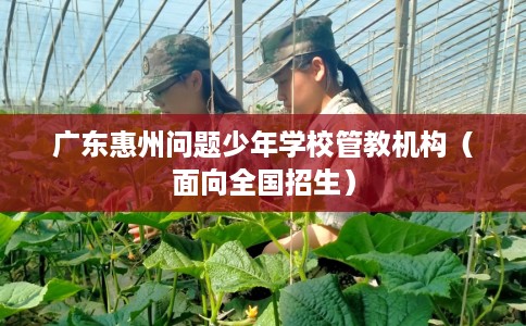 广东惠州问题少年学校管教机构（面向全国招生）