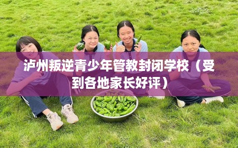 泸州叛逆青少年管教封闭学校（受到各地家长好评）