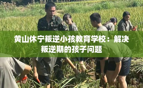 黄山休宁叛逆小孩教育学校：解决叛逆期的孩子问题