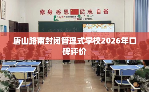 唐山路南封闭管理式学校2026年口碑评价