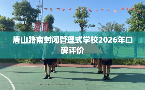 唐山路南封闭管理式学校2026年口碑评价