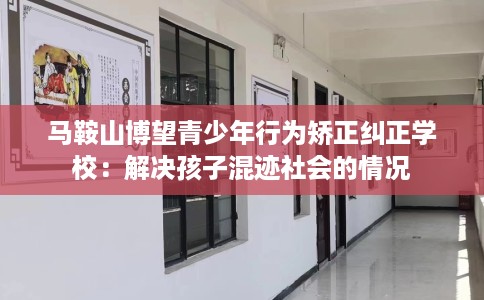 马鞍山博望青少年行为矫正纠正学校：解决孩子混迹社会的情况