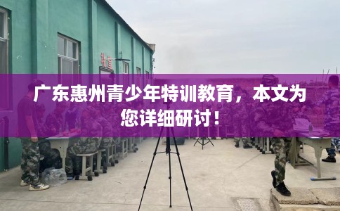 广东惠州青少年特训教育，本文为您详细研讨！
