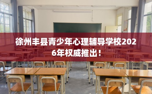 徐州丰县青少年心理辅导学校2026年权威推出！