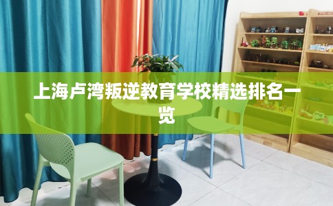 上海卢湾叛逆教育学校精选排名一览