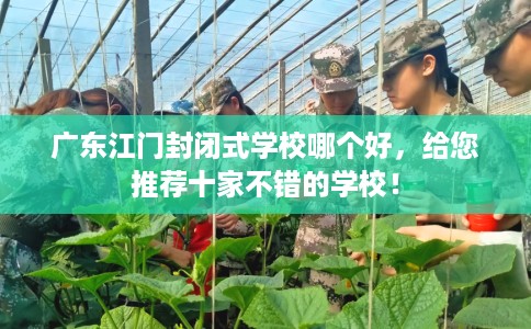 广东江门封闭式学校哪个好，给您推荐十家不错的学校！