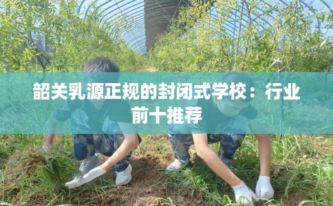 韶关乳源正规的封闭式学校：行业前十推荐