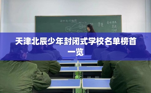 天津北辰少年封闭式学校名单榜首一览