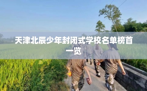 天津北辰少年封闭式学校名单榜首一览