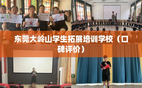 东莞大岭山学生拓展培训学校（口碑评价）