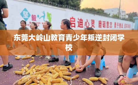 东莞大岭山教育青少年叛逆封闭学校