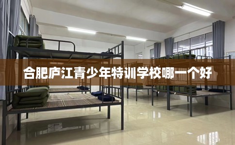 合肥庐江青少年特训学校哪一个好