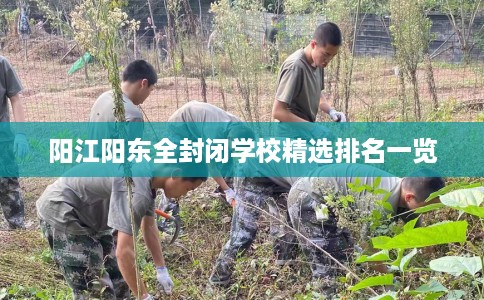 阳江阳东全封闭学校精选排名一览