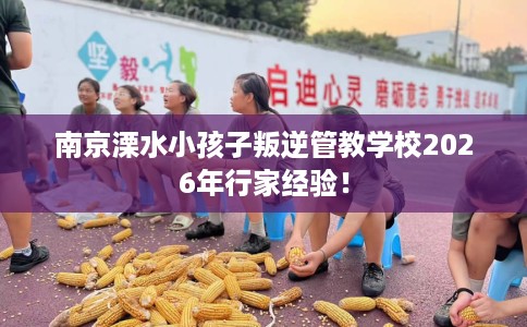 南京溧水小孩子叛逆管教学校2026年行家经验！