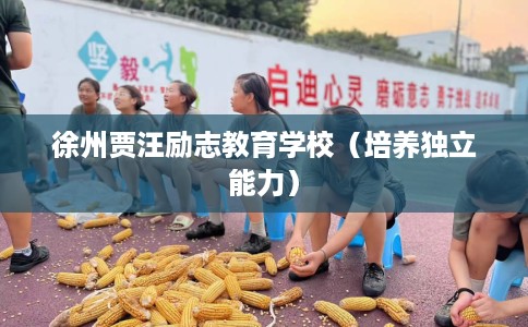 徐州贾汪励志教育学校（培养独立能力）