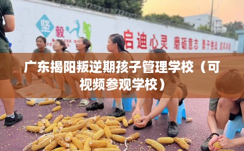 广东揭阳叛逆期孩子管理学校（可视频参观学校）