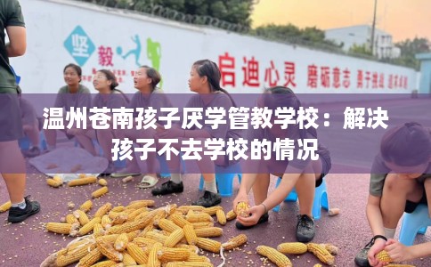温州苍南孩子厌学管教学校：解决孩子不去学校的情况