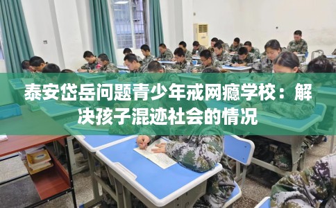 泰安岱岳问题青少年戒网瘾学校：解决孩子混迹社会的情况