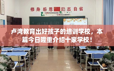 卢湾教育出好孩子的培训学校，本篇今日隆重介绍十家学校！