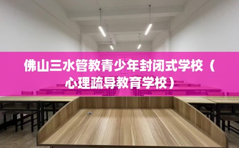 佛山三水管教青少年封闭式学校（心理疏导教育学校）